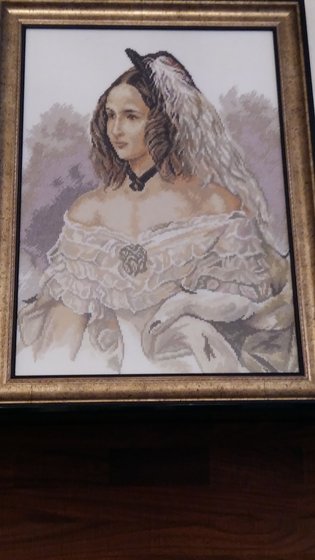 Работа «Портрет Натальи Гончаровой»