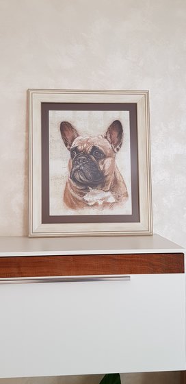 Работа «Бульдог в раме»