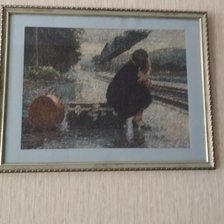 Работа «Ожидание 200 на 140 кр. 120 цветов»