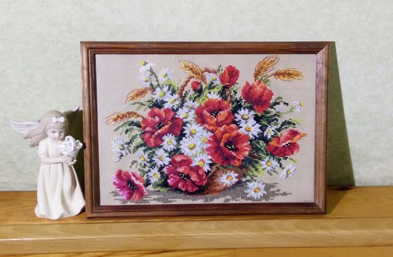 Работа «Букет полевых»