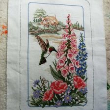 Работа «นกดอกไม้»