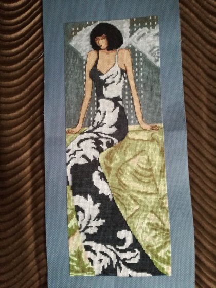 Работа «Девушка в стиле арт-деко»