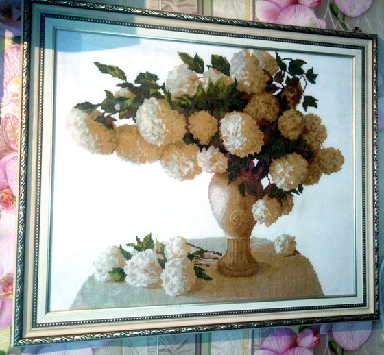 Работа «Нитекс, кружевной букет»