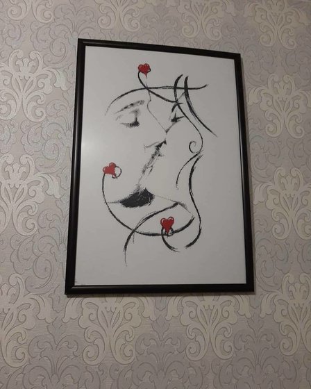 Работа «Вышивала по схеме из интернета»