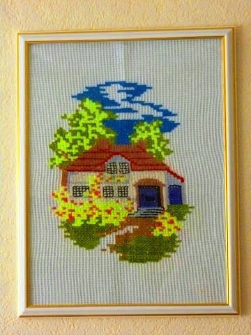 Работа «Вышивка на вафельном полотенце в начале 2000-х»