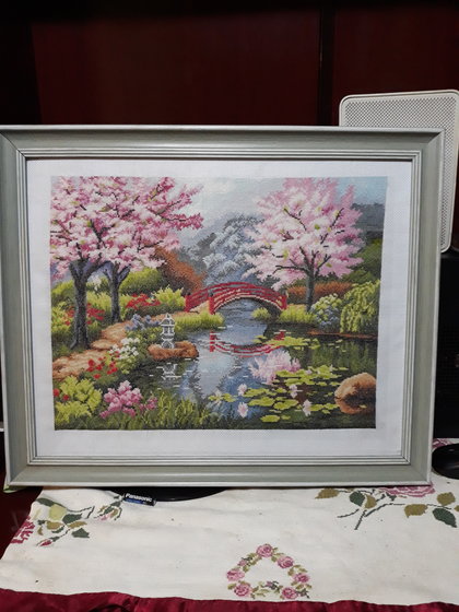 Работа «Paisaje de Cerezos»