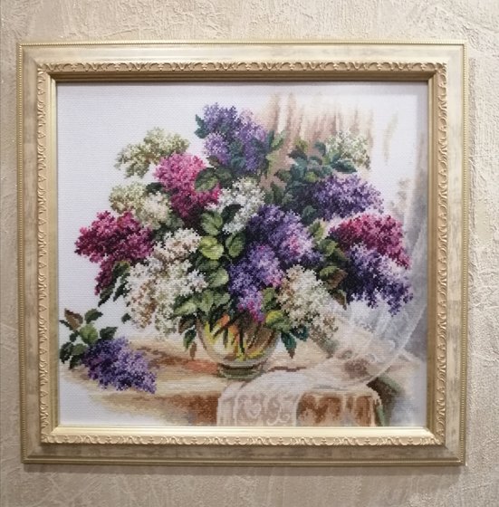 Работа «Аромат сирени от Чудесной иглы»