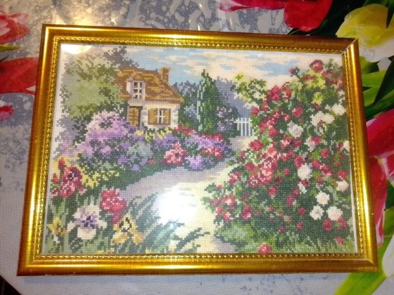 Работа «цветущий сад»