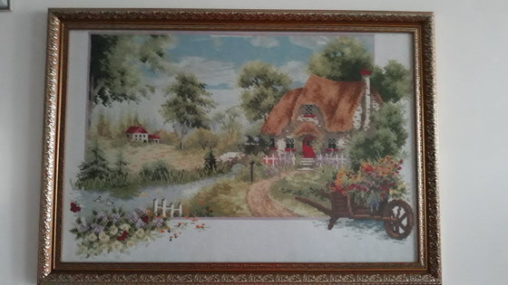 Работа «Домик у реки»