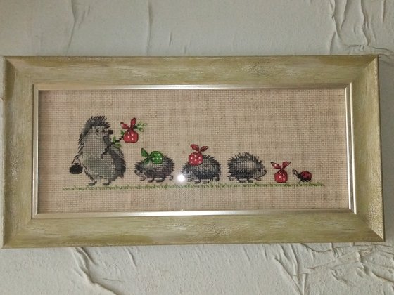 Работа «Ежики»