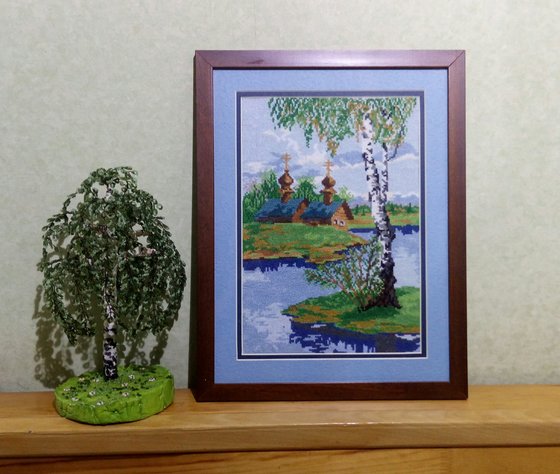 Работа «У излучины реки»