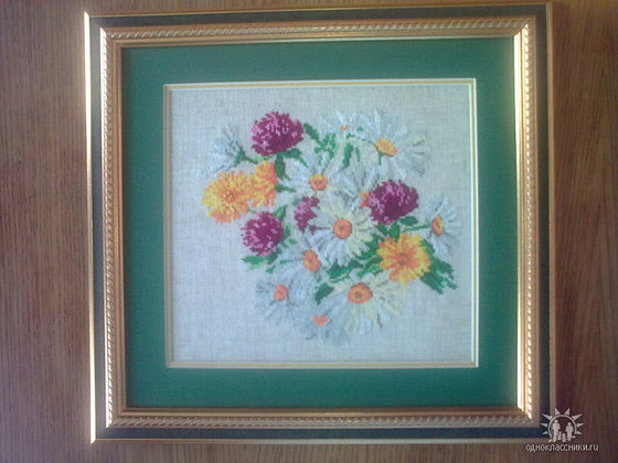 Работа «Полевые цветы»