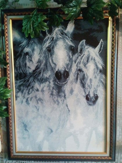 Работа «"Лошади" Чаривна мыть»