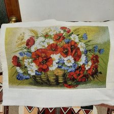 Работа «Букет полевых цветов»