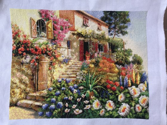 Работа «Итальянский дворик»