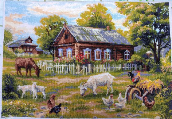 Работа «Скотный дворик»