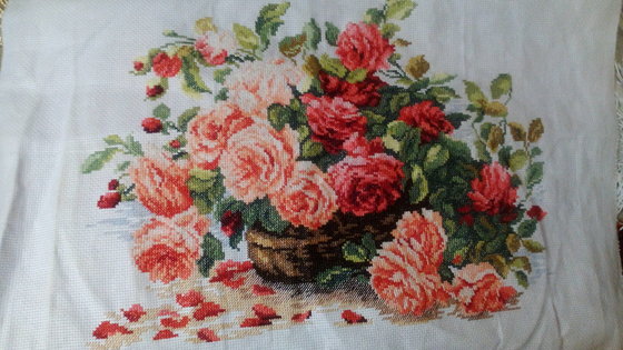 Работа «Букет роз»