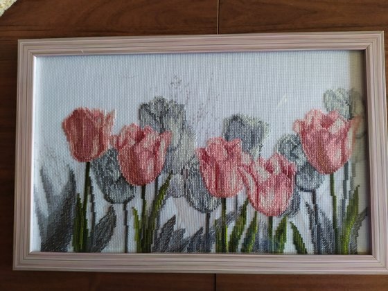 Работа «тюльпаны»