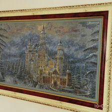 Работа «замок зимой»