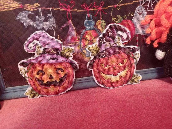 Работа «Веселые тыквы»