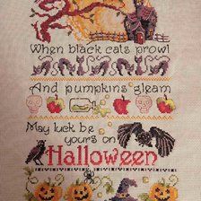 Работа «Happy Haunting Sampler»