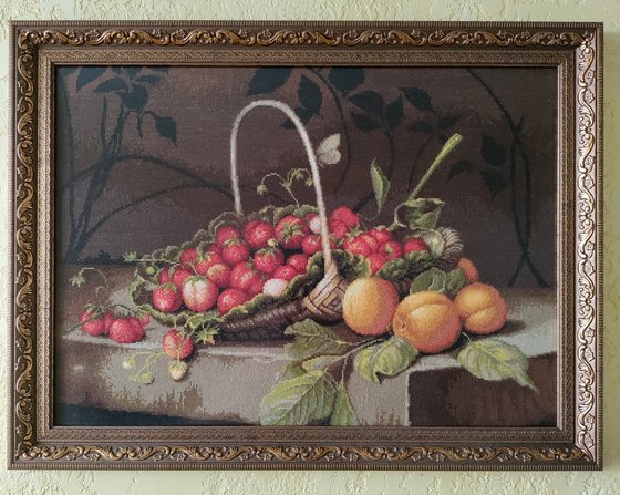 Работа «Корзина с клубникой Luca-s»