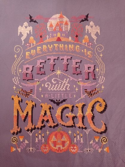 Работа «Сэмплер на Хеллоуин»