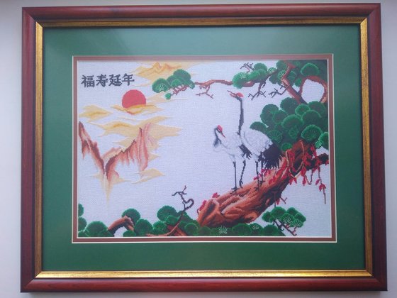 Работа «Журавли»