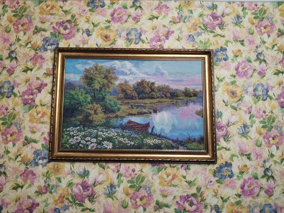 Работа «Ромашки у реки!»