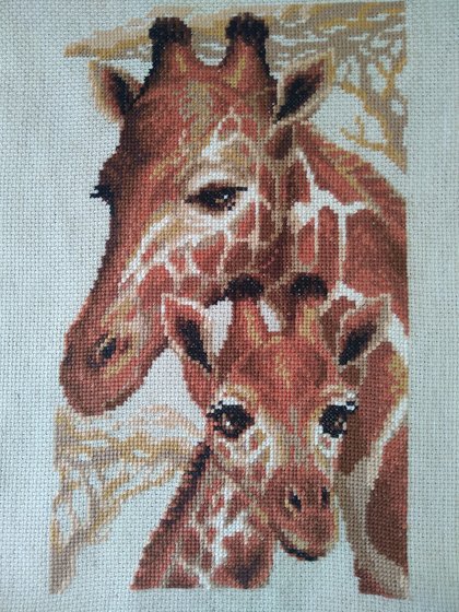 Работа «Жирафы»