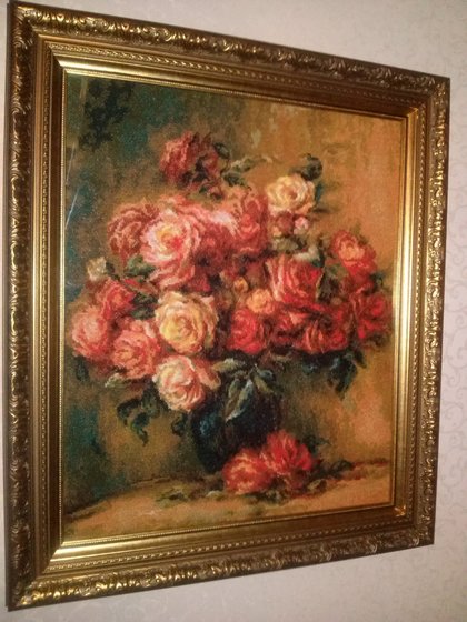 Работа «Букет роз»