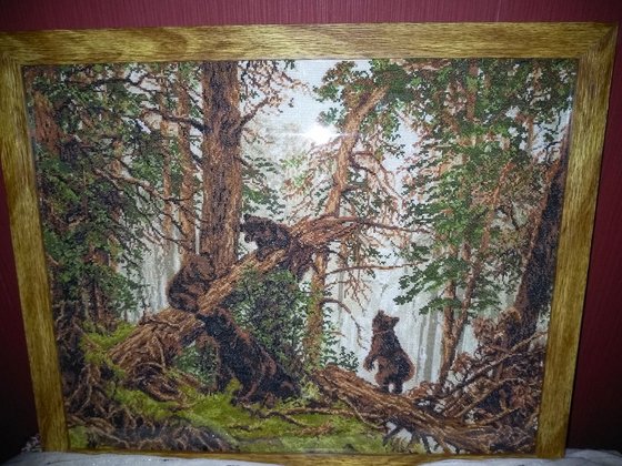 Работа «Утро в сосновом бору»