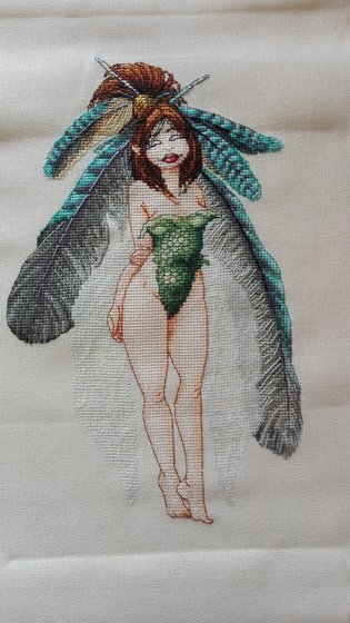 Работа «Fairy in Feathers»