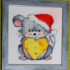 Работа «Мышонок с сыром.»