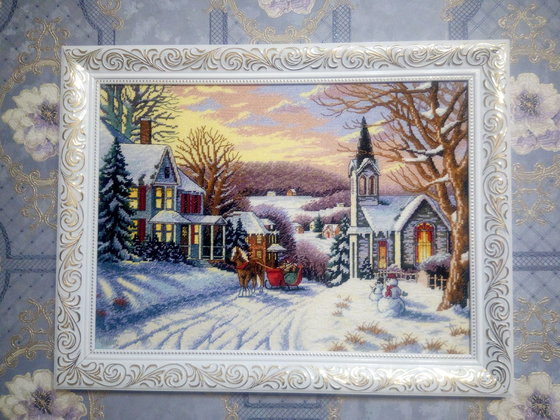 Работа «Зимний пейзаж»