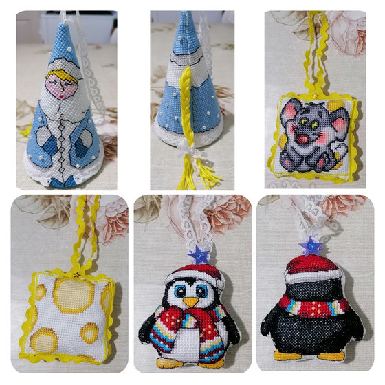 Работа «Новогодние игрушки»