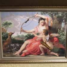 Работа «Диана и Купидон от Чаривна Мить»