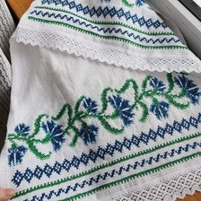 Работа «Славянский рушник "Васильки"»