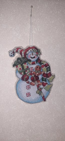 Работа «Дименшенс снеговик»