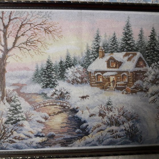 Работа «В зимнем лесу»