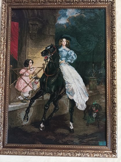 Работа «Брюллов: Всадница»