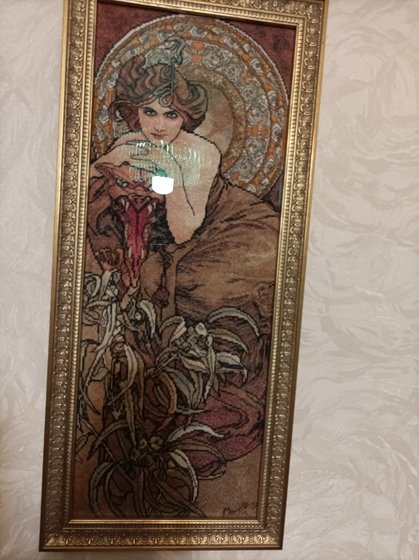 Работа «Альфонс Муха "Изумруд"»