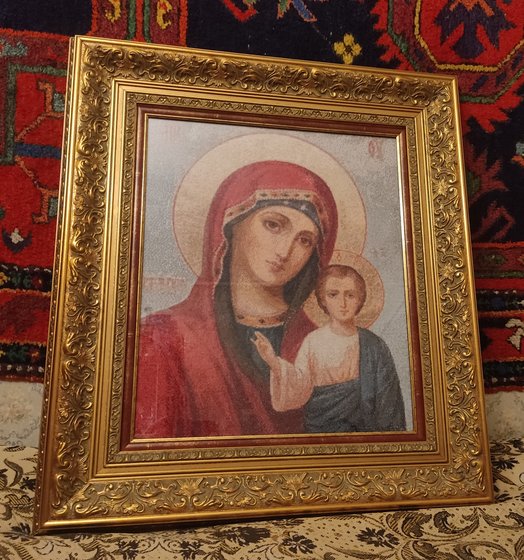 Работа «Икона Казанской Божьей матери»
