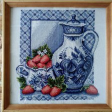 Работа «Panna "Клубника со сливками"»