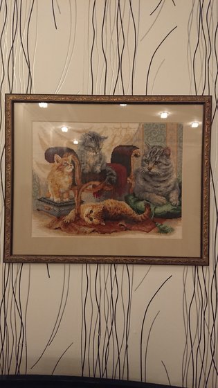 Работа «Кошачья семейкс»