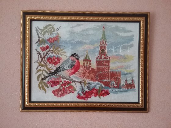 Работа «Снегири»