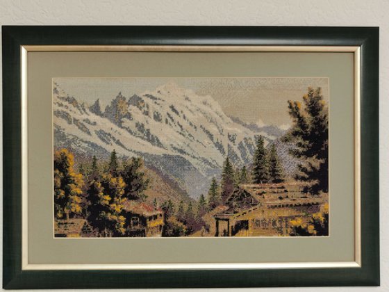 Работа «Горный пейзаж»