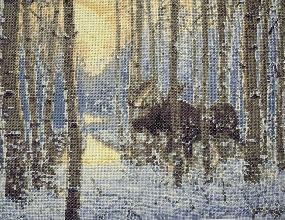 Работа «Зима»