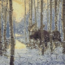 Работа «Зима»