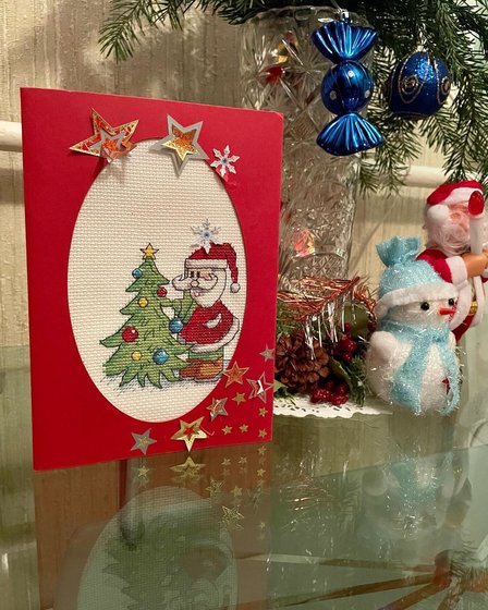 Работа «Новогодняя открытка»